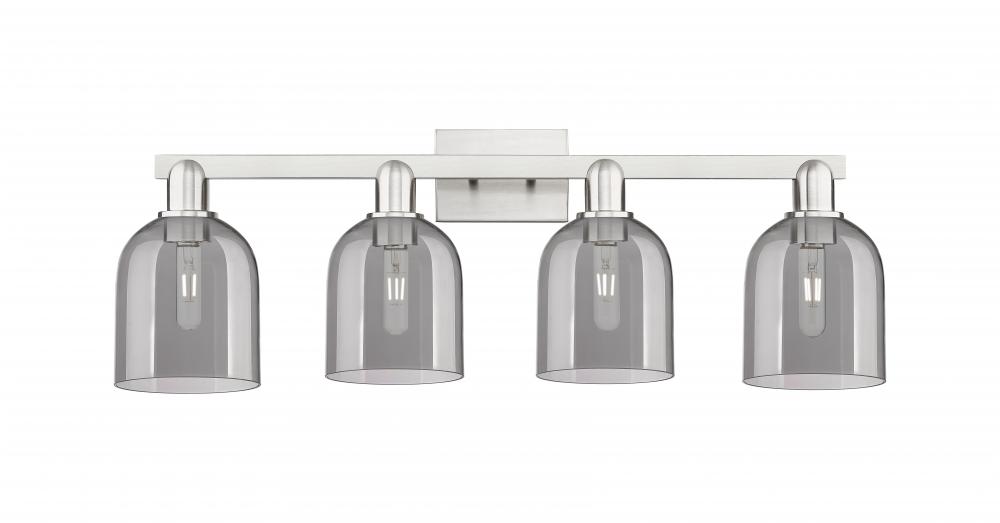 Bella - 4 Light - 33 inch - Brushed Satin Nickel - Bath Vanity Light