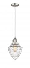 Innovations Lighting 201CSW-SN-G664-7-LED - Bullet - 1 Light - 7 inch - Brushed Satin Nickel - Cord hung - Mini Pendant