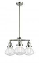 Innovations Lighting 207-PN-G324-LED - Olean - 3 Light - 19 inch - Polished Nickel - Stem Hung - Chandelier