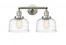 Innovations Lighting 208-SN-G713-LED - Bell - 2 Light - 19 inch - Brushed Satin Nickel - Adjustable Bath Vanity Light