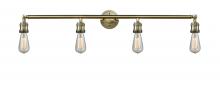 Innovations Lighting 215-AB-LED - Bare Bulb - 4 Light - 42 inch - Antique Brass - Adjustable Bath Vanity Light