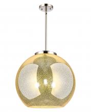 Innovations Lighting 221-3S-PN-G128-18 - Athens - 3 Light - 18 inch - Polished Nickel - Cord hung - Pendant