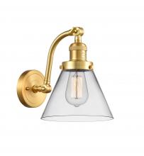 Innovations Lighting 515-1W-SG-G42-LED - Cone - 1 Light - 8 inch - Satin Gold - Adjustable Sconce