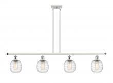 Innovations Lighting 516-4I-WPC-G1013 - Belfast - 4 Light - 48 inch - White Polished Chrome - Cord hung - Island Light