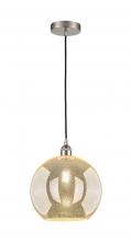 Innovations Lighting 616-1P-SN-G128-12 - Athens - 1 Light - 12 inch - Brushed Satin Nickel - Cord hung - Mini Pendant