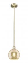 Innovations Lighting 616-1S-AB-G128-8 - Athens - 1 Light - 8 inch - Antique Brass - Cord hung - Mini Pendant