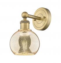Innovations Lighting 616-1W-BB-G128-6 - Athens - 1 Light - 6 inch - Brushed Brass - Sconce