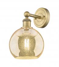 Innovations Lighting 616-1W-BB-G128-8 - Athens - 1 Light - 8 inch - Brushed Brass - Sconce