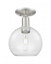Innovations Lighting 716-1C-SN-G122-8 - Athens - 1 Light - 8 inch - Brushed Satin Nickel - Semi-Flush Mount