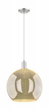 Innovations Lighting 716-1P-SN-G128-14 - Athens - 1 Light - 14 inch - Brushed Satin Nickel - Cord hung - Mini Pendant