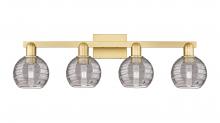 Innovations Lighting 716-4W-SG-G1213-6SM - Athens Deco Swirl - 4 Light - 36 inch - Satin Gold - Bath Vanity Light