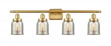 Innovations Lighting 916-4W-SG-G58 - Bell - 4 Light - 36 inch - Satin Gold - Bath Vanity Light