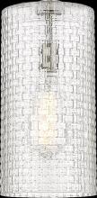 Innovations Lighting G380-8CL - Wexford - 1 Light - 8 inch - Brushed Brass - Cord hung - Mini Pendant