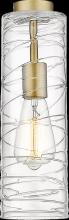 Innovations Lighting G381-4CL - Wexford - 1 Light - 4 inch - Brushed Brass - Cord hung - Mini Pendant