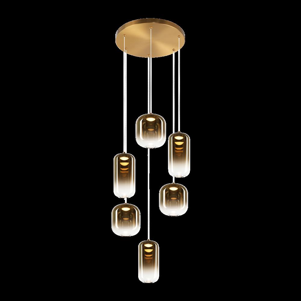 Refrax Aged Gold Brass Pendant