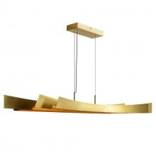 CWI Lighting 1698P72-624 - Candora Integrated LED Brass Chandelier