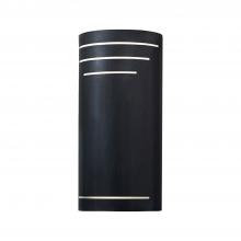 UltraLights Lighting 8801-18-WH-14 - Luz Azul 8801 Exterior Sconce