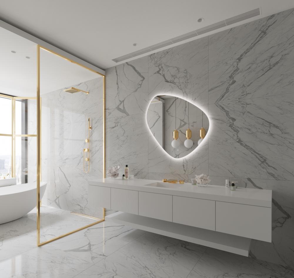 Cloud Mirror (Edged Lit - Touch Sensor)