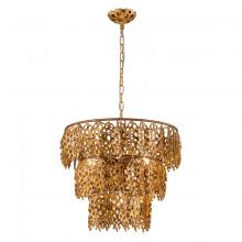 Lucas McKearn PD9710G-4 - Coral Luxe Pendant in Gold Leaf
