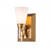 Lucas McKearn BB1006LG-1 - Lemuria 1 Light Bath Bar in Lacquered Gold