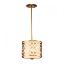 Lucas McKearn PD1185LG-1 - Ziggy Mini Pendant in Lacquered Gold