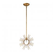 Lucas McKearn PD90647G-1 - Sun King 1 Light Pendant in Gold