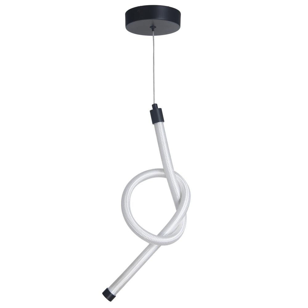 10W Pendant, MB w/ WH Silicone Diffuser