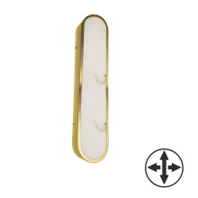 Dainolite WSH-2230LEDW-AGB - 30W Wall Sconce in Aged Brass w/ Alabaster Diffuser