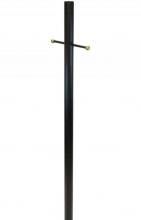 Wave Lighting 295-BK - 7' ALUM POST 2.95 X .050 X 84" BLACK POST