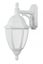 Wave Lighting S11VL-WH - EVERSTONE WALL LANTERN WHITESTONE W/OPAL LENS